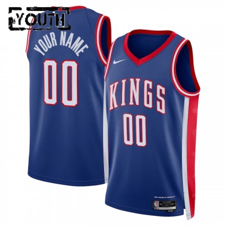 NBA Børn Trøje Sacramento Kings Custom 2024-25 Nike City Edition Blå Swingman NBA Børn Trøje Sacramento Kings Custom 2024-25 Nike City Edition Blå Swingman
